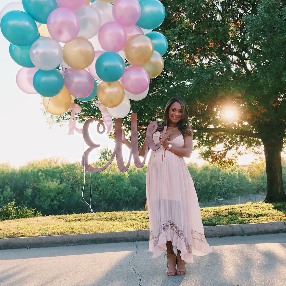 Selfie Leslie Blush Maxi Dress